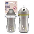 Chicco Sport Cup duplafalú, szívószálas itatókulacs 14m+ nyuszi 