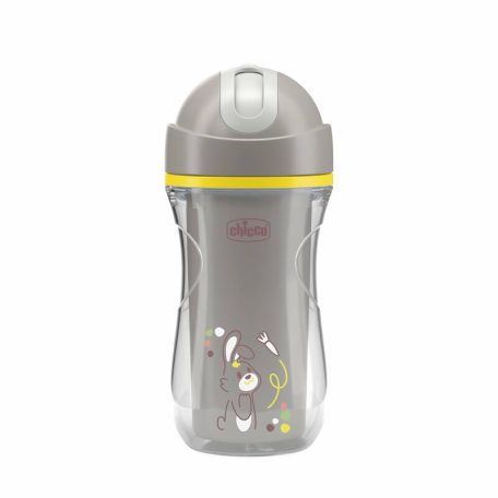 Chicco Sport Cup duplafalú, szívószálas itatókulacs 14m+ nyuszi 