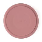 P&M Szilikon osztott tányér, kerek Take&Match Dusty Rose 6m+