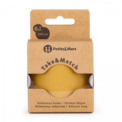 P&M Szilikon bögre Take&Match Intense Ochre 6m+