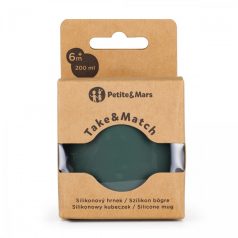 P&M Szilikon bögre Take&Match Misty Green 6m+