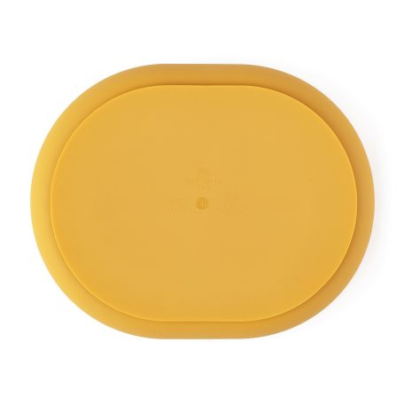 P&M Szilikon osztott tányér, ovális Take&Match Intense Ochre 6m+