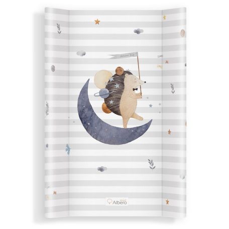 Albero Mio merev pelenkázó lap 47x70 cm - Moon hedgehog