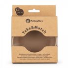 P&M Kétszínű szilikon tál Take&Match Desert Sand 6m+ 