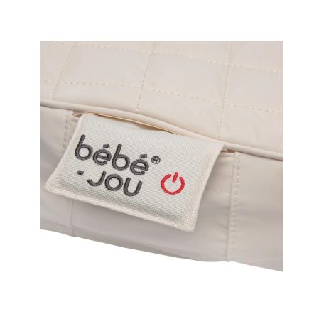 Bébé Jou fűtött steppelt pelenkázó lap - Quilted Squares (beige)