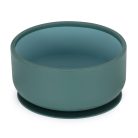 P&M Kétszínű szilikon tál Take&Match Misty Green 6m+ 