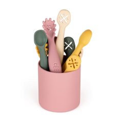   P&M Szilikon gyakorló kanál szett 3 db Take&Match  Intense Ochre 6m+