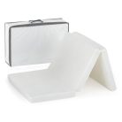 Hordozható összehajtható matrac utazóágyhoz 60x120x5 cm - Calm White