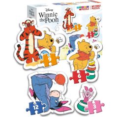   Clementoni Micimackó és barátai 4 az 1-ben forma puzzle szett