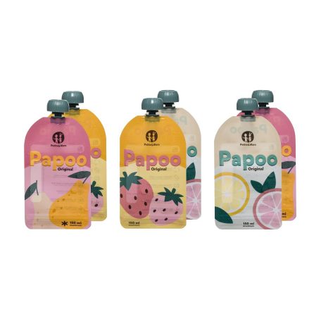 P&M Papoo Original tasak bébiételekhez, 6 db