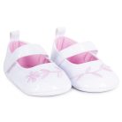 Yo! Bébi Kocsicipő 6-12 hó hímzett virág