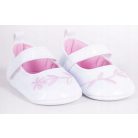 Yo! Bébi Kocsicipő 6-12 hó hímzett virág