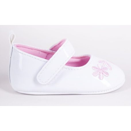 Yo! Bébi Kocsicipő 6-12 hó hímzett virág