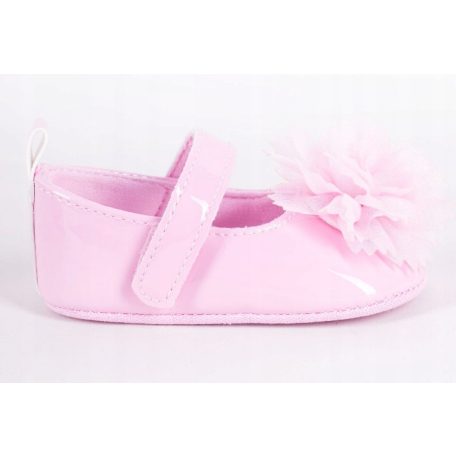 Yo! Bébi Kocsicipő 6-12 hó rózsaszín virág