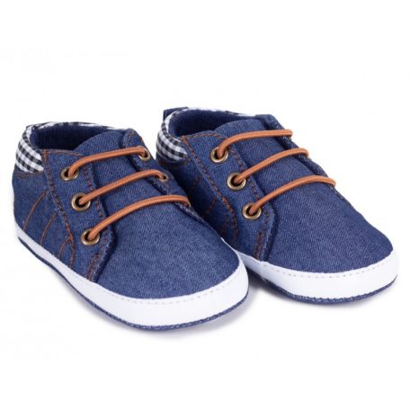 Yo! Bébi Kocsicipő 0-6 hó farmerkék 