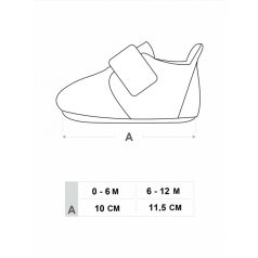 Yo! Bébi Kocsicipő 0-6 hó farmerkék 