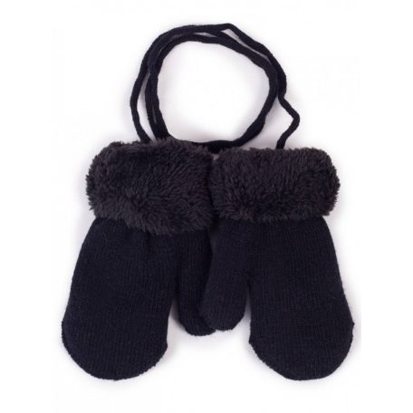 Yo! Bébi téli kesztyű 12 cm - Fekete