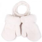 Yo! Bébi téli kesztyű 12 cm - Ekrü