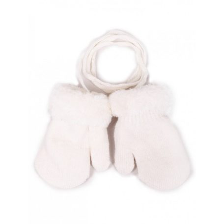 Yo! Bébi téli kesztyű 12 cm - Ekrü