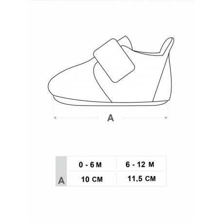 Yo! Bébi Kocsicipő 6-12 hó farmerkék 