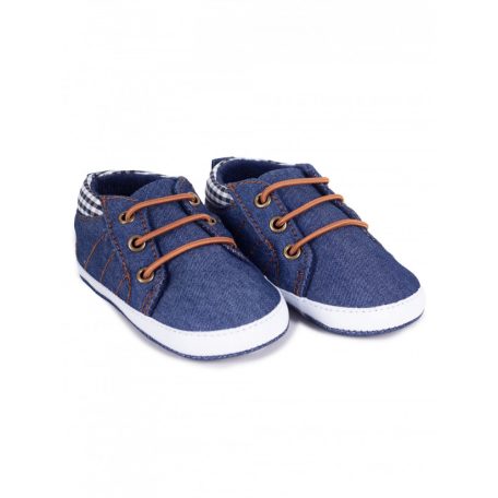 Yo! Bébi Kocsicipő 6-12 hó farmerkék 