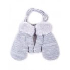 Yo! Bébi téli kesztyű 12 cm - Szürke