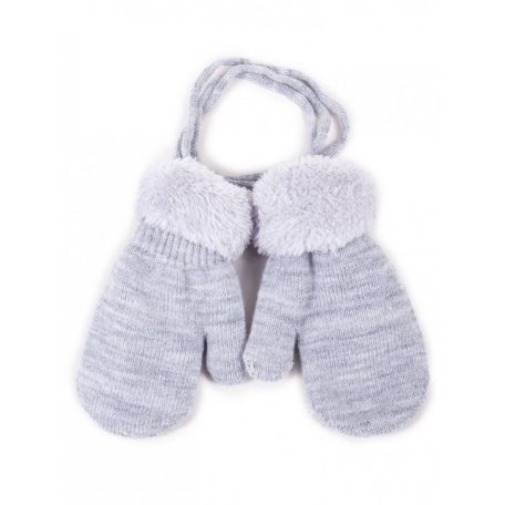 Yo! Bébi téli kesztyű 12 cm - Szürke