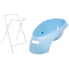   Tega Baby TEGGI 83 cm babakád hőmérővel + kádállvány - light blue