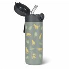 Zopa 350 ml-es termosz szívószállal és szilikon fogantyúval - Wild Gepard