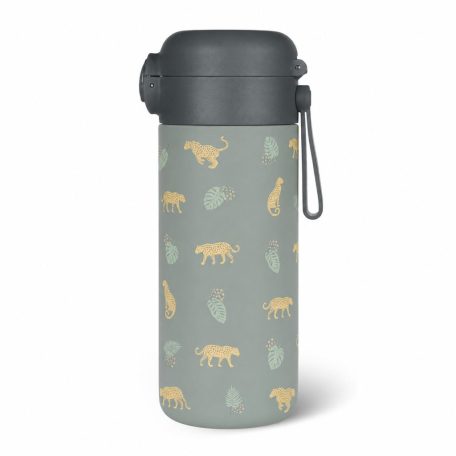 Zopa 350 ml-es termosz szívószállal és szilikon fogantyúval - Wild Gepard