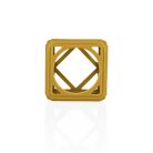 Zopa Square Szilikon rágóka - Mustard Yellow