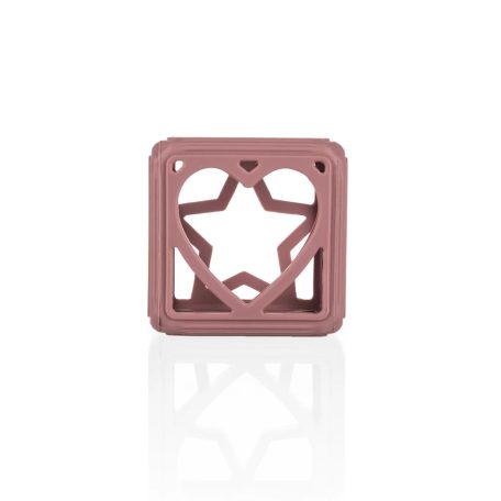 Zopa Square Szilikon rágóka - Old Pink
