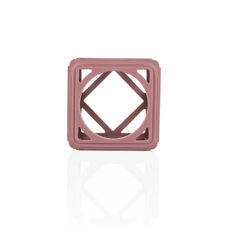 Zopa Square Szilikon rágóka - Old Pink