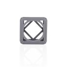Zopa Square Szilikon rágóka - Dove Grey