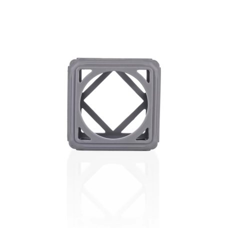 Zopa Square Szilikon rágóka - Dove Grey