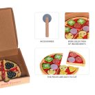 Zopa fa játék pizza dobozban