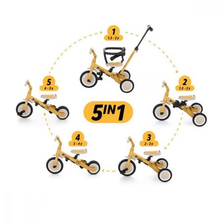 P&M Turbo 5in1 Multifunkciós tricikli - Desert Sand