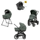 Új Inglesina Aptica XT Darwin Recline 4v1 kombinált babakocsi - Taiga Green 