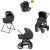 Új Inglesina Aptica XT Darwin Recline 4v1 kombinált babakocsi - Magnet Grey 