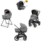 Új Inglesina Aptica XT Darwin Recline 4v1 kombinált babakocsi - Canyon Grey