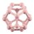 Zopa Atom Szilikon rágóka - Old Pink