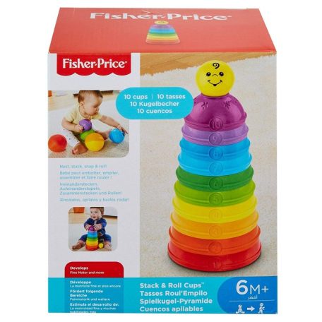  Fisher Price színes csészepiramis