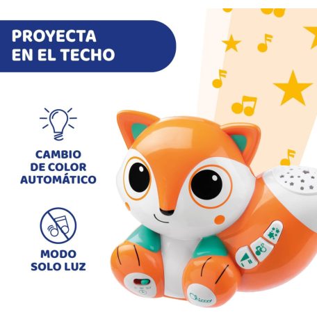 Chicco Foxy róka 2in1 projektor és éjfény