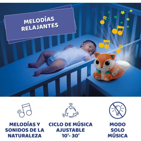 Chicco Foxy róka 2in1 projektor és éjfény