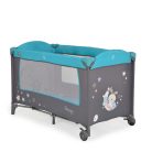 Moni Sleepy multifunkciós utazóágy - türkiz