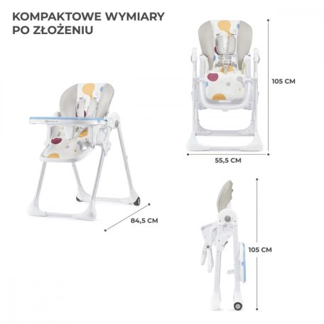 Kinderkraft Yummy multifunkciós etetőszék - multicolor
