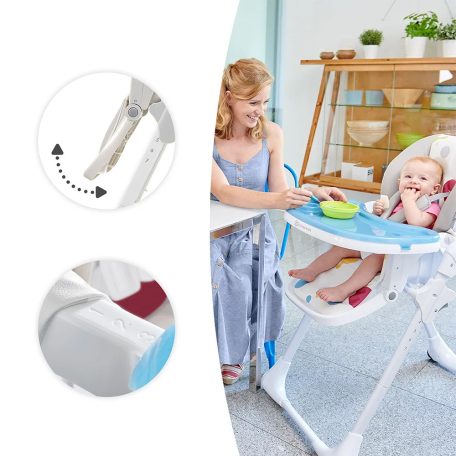 Kinderkraft Yummy multifunkciós etetőszék - multicolor