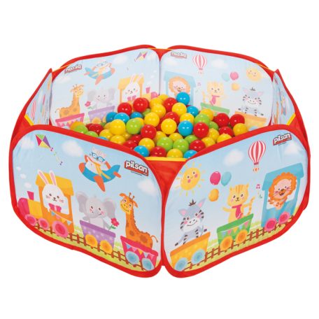 Pilsan Összecsukható labdamedence 200 db labdával