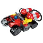 QMAN® 1410 készségfejlesztő építőjáték 643 db építőkocka 8 az 1-ben - A tűzoltó lovag