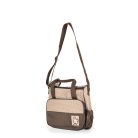 Moni Stella pelenkázó táska 5dbos szett - barna/bézs